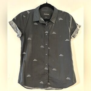 Wildfang Wild Feminist Button Up